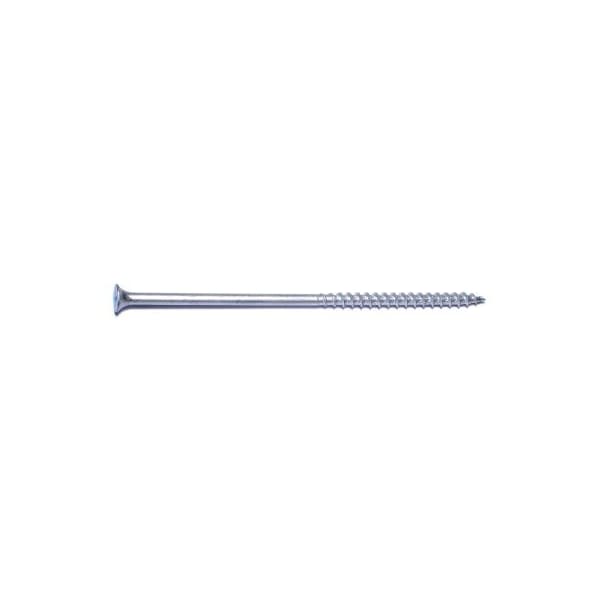 Buildright Deck Screw, #10 x 5 in, Steel, Flat Head, Phillips Drive, 190 PK 07922 - main